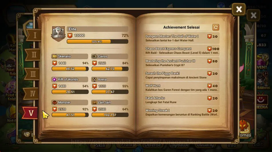Summoners War: Sky Arena Accounts ASIA Lv 100|1 LD(Maximilian)|40 NB5 Total(Chiwu,Ma image 7