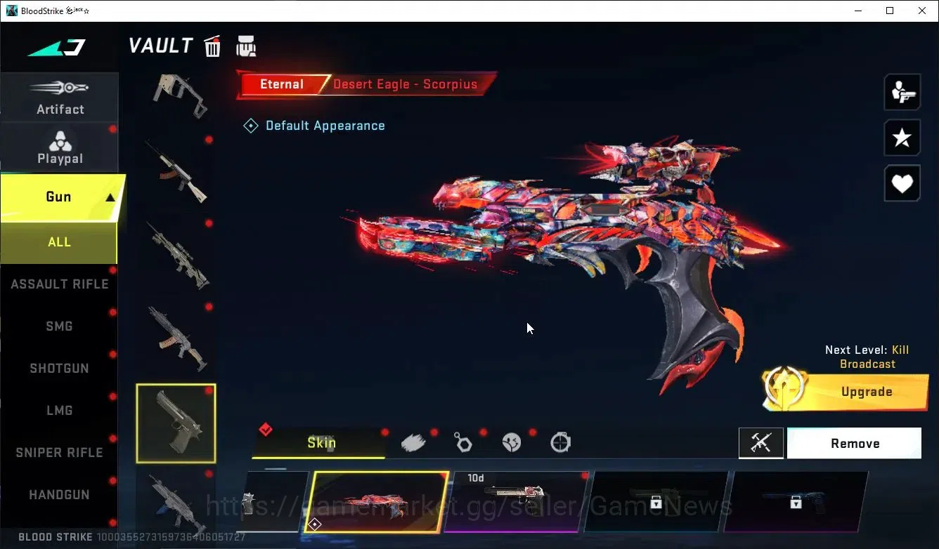 Blood Strike Accounts AMERIKA|ETERNAL UZI,DeAgle+MELEE TalonKnife,Collab image 14