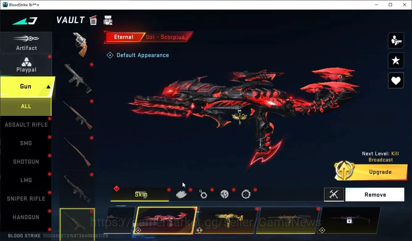 Blood Strike Accounts AMERIKA|ETERNAL UZI,DeAgle+MELEE TalonKnife,Collab image 15
