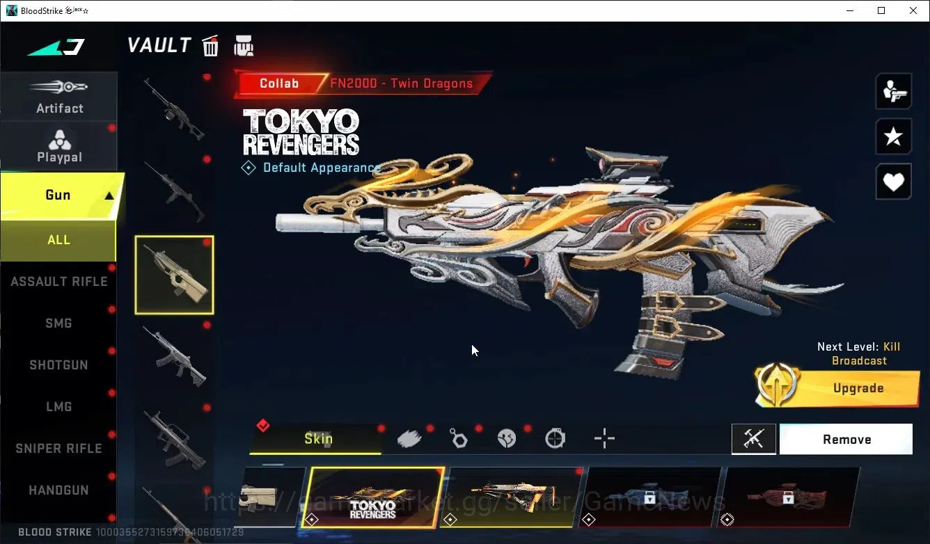 Blood Strike Accounts AMERIKA|ETERNAL UZI,DeAgle+MELEE TalonKnife,Collab image 16