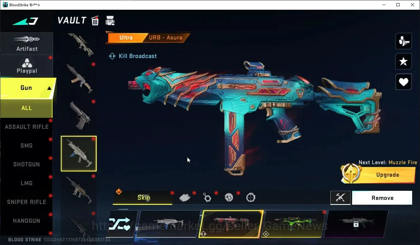 Blood Strike Accounts AMERIKA|ETERNAL UZI,DeAgle+MELEE TalonKnife,Collab image 20