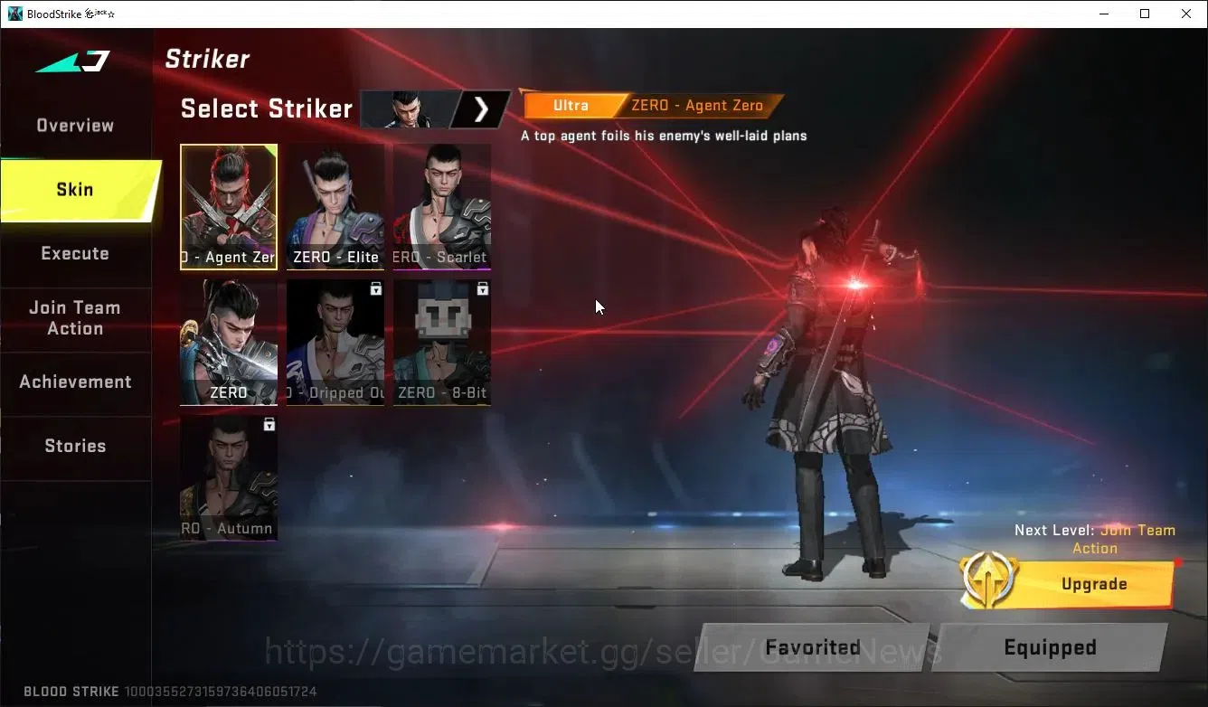 Blood Strike Accounts AMERIKA|ETERNAL UZI,DeAgle+MELEE TalonKnife,Collab image 3