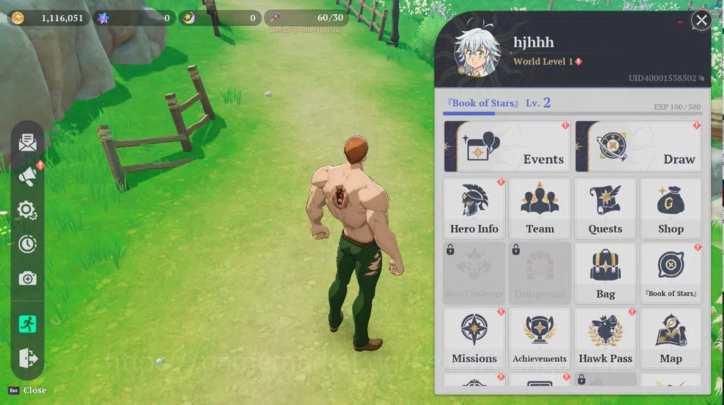 The Seven Deadly Sins: Origin Accounts EUROPE|Fresh Starter Lvl 2|2 SSR|Escanor, Guila & image 1