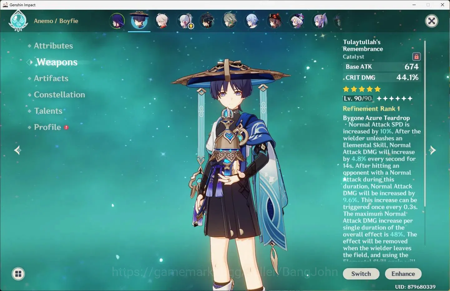 Genshin Impact Accounts Asia|AR 59|11 Limit+3 Sign|Arlecchino,Skrik,Columb image 5