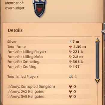 Albion Online Accounts Starter Asia |3,39M Total Fame - 7M Silver|T8 LumberJack Gather Equipment With T7 Quarterstaff
