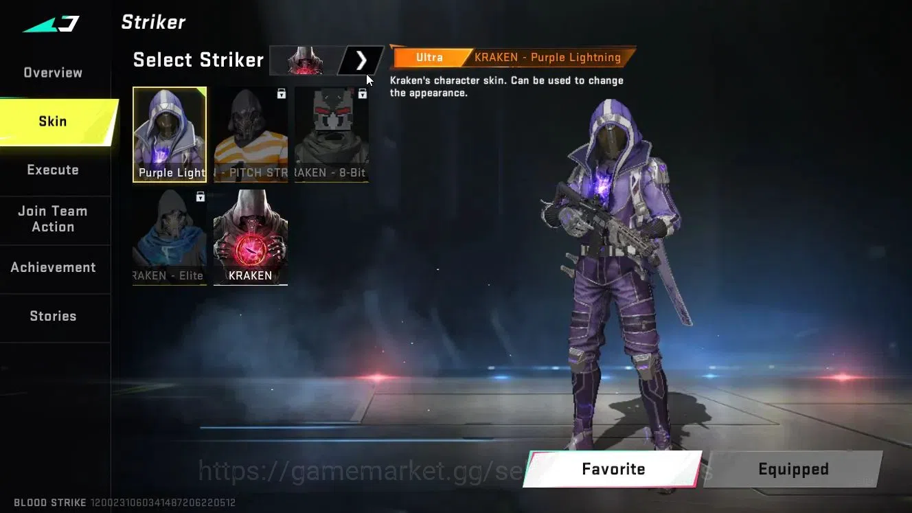 Blood Strike Accounts ASIA|ULTRA KRAKEN-Purple Lightning | 1 Ultra Loot image 7