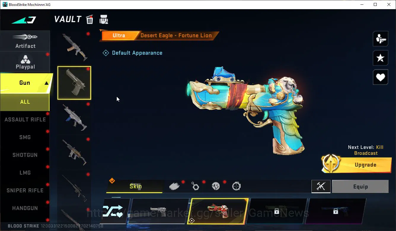 Blood Strike Accounts Mid-Tier ASIA|1 ETERNAL M700-Retribution|1 Melee Dual Blades|8 UL[Ethan,Lucian,VAL,Etc]|Collab Bleach 10
