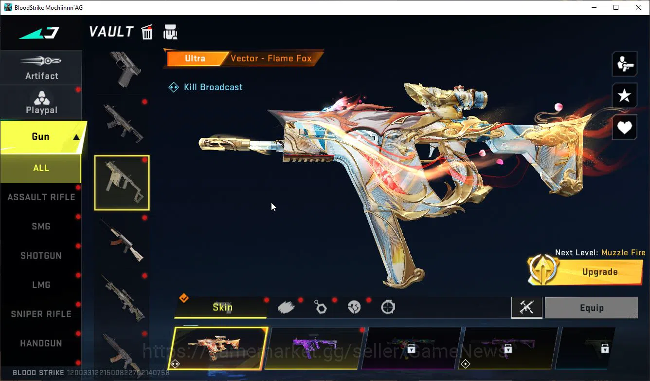 Blood Strike Accounts Mid-Tier ASIA|1 ETERNAL M700-Retribution|1 Melee Dual Blades|8 UL[Ethan,Lucian,VAL,Etc]|Collab Bleach 11