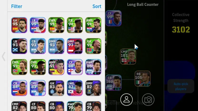 eFootball Accounts Legends & Iconic Players Android|Epic Raphael Varane,Gianluca Zambrotta,Steven Gerrard,Andriy 2