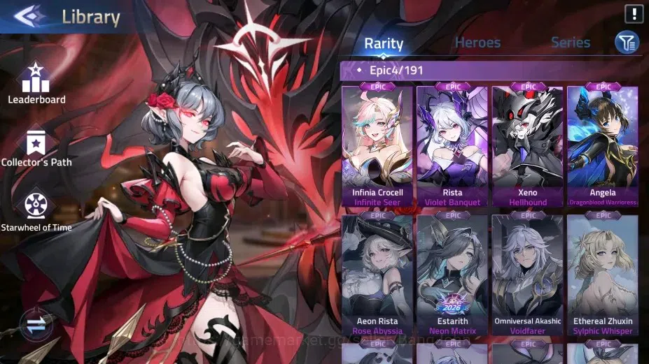 Mobile Legends: Adventure Accounts Global |LV 125|66020k Power |VIP 9|Camp 59-39|Hero 173|3 UR[Alina,Crocell,Rista]|16 10
