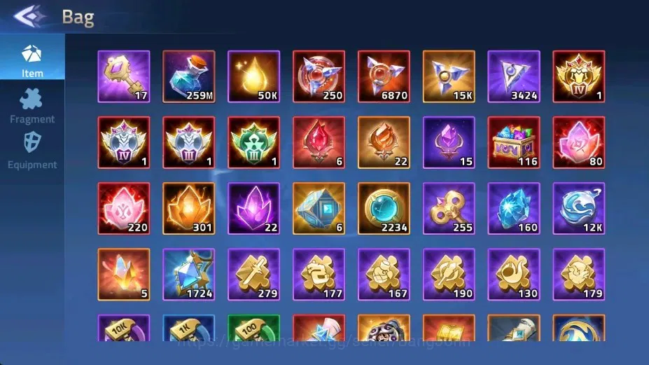 Mobile Legends: Adventure Accounts Global |LV 125|66020k Power |VIP 9|Camp 59-39|Hero 173|3 UR[Alina,Crocell,Rista]|16 16