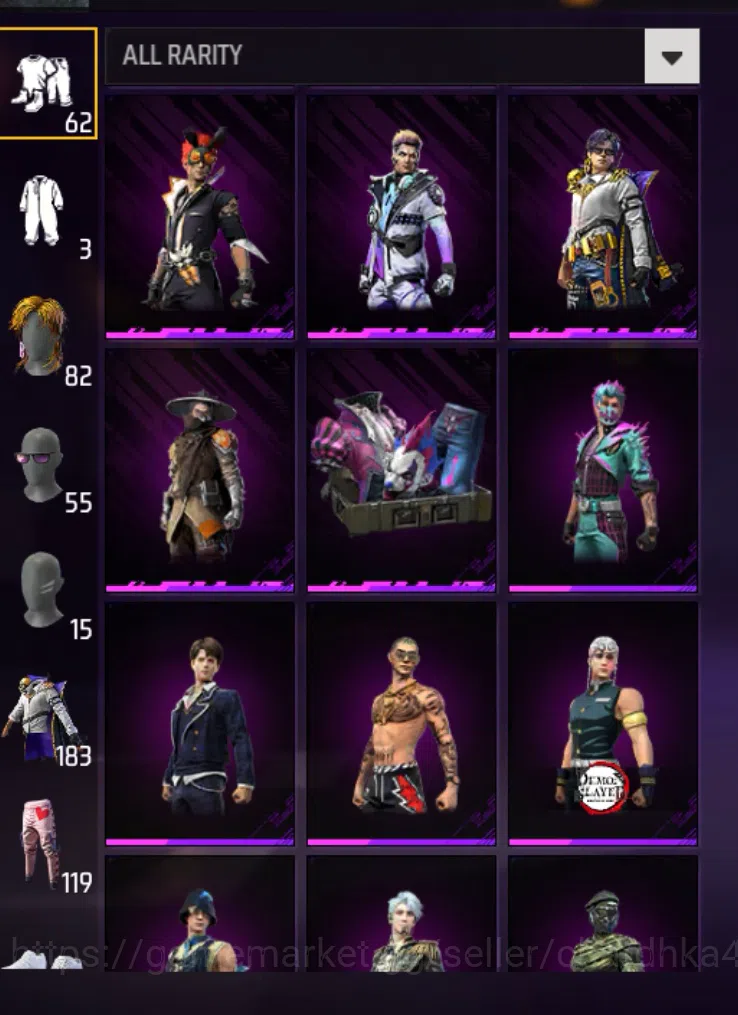 Free Fire Accounts FF MENA Account | Level 57 | Heroic Rank | Evo Gun image 10