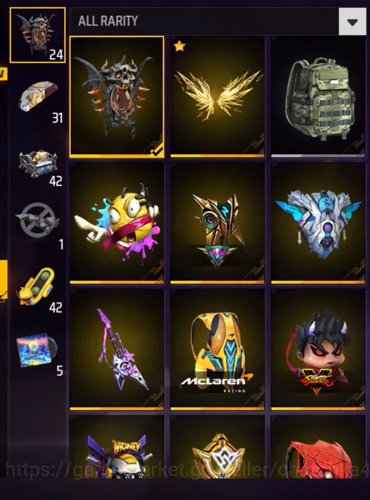 Free Fire Accounts FF MENA Account | Level 57 | Heroic Rank | Evo Gun image 12