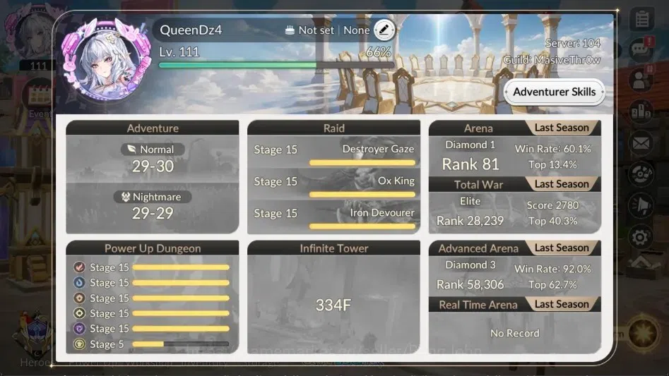 Seven Knights Re:Birth Accounts Global|FullEX7(GelindusTC3,Melia,Rosie,JuriTC1,Fai)|38 TC6(Rudy,Dellons,Orkah,Sunran)|23K 1
