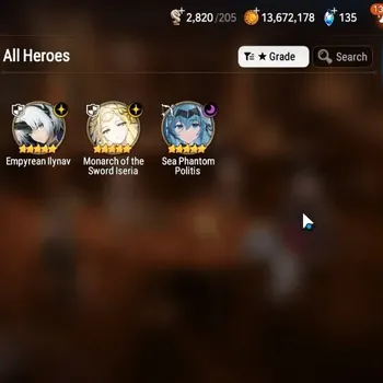 Epic Seven Accounts Starter Global Unverif|Fresh Starter|3 ML(E.Ilynav,M.Iseria,S.P.Politis)|PoH & Bless ON|MoR 14|Abyss