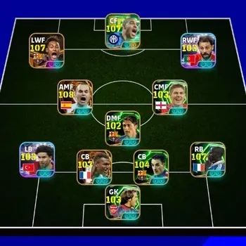 eFootball Accounts Legends & Iconic Players Android|PW 3235|Bigtime Neymar MSN + Desally + Iniesta,Epic
