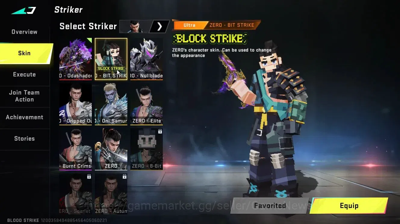 Blood Strike Accounts ASIA|2 ETERNAL [Zero-Oda,Vector-Shadow Lv4]+Collab image 4