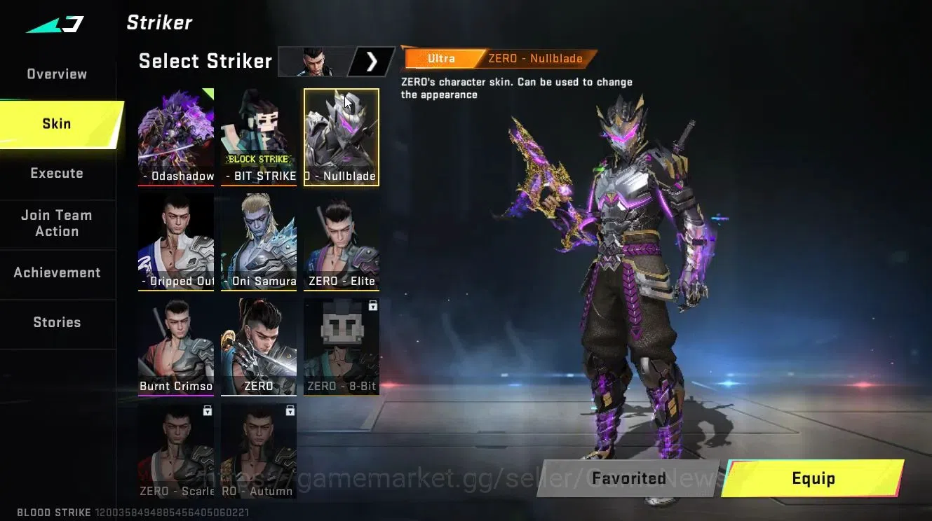 Blood Strike Accounts ASIA|2 ETERNAL [Zero-Oda,Vector-Shadow Lv4]+Collab image 5