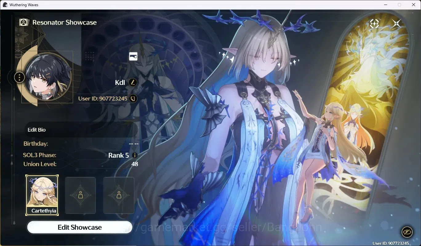 Wuthering Waves Accounts SEA|UL 48|Rank 5|1 Char Limited [Cartethyia R6 + S image 1