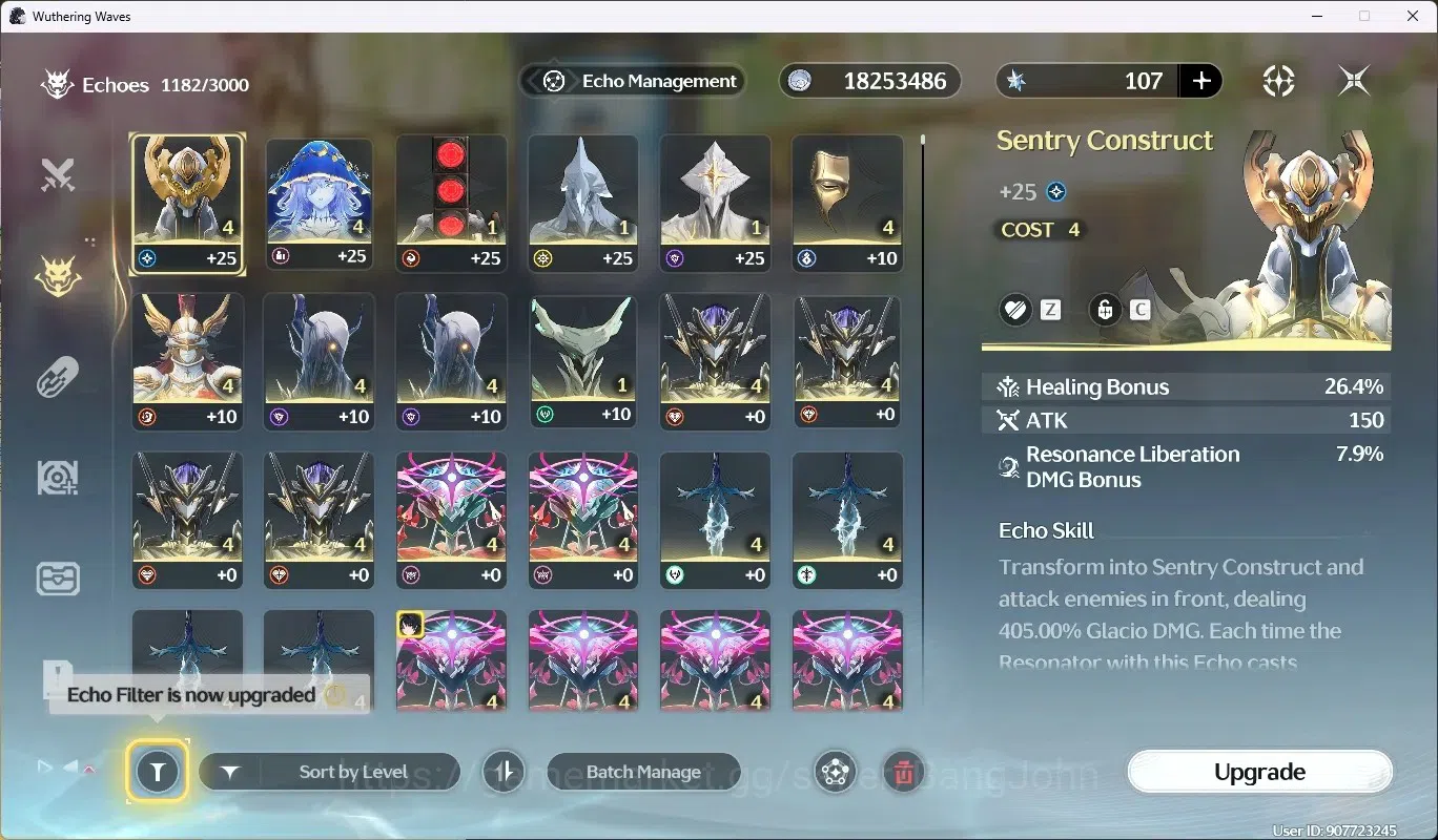 Wuthering Waves Accounts SEA|UL 48|Rank 5|1 Char Limited [Cartethyia R6 + S image 11