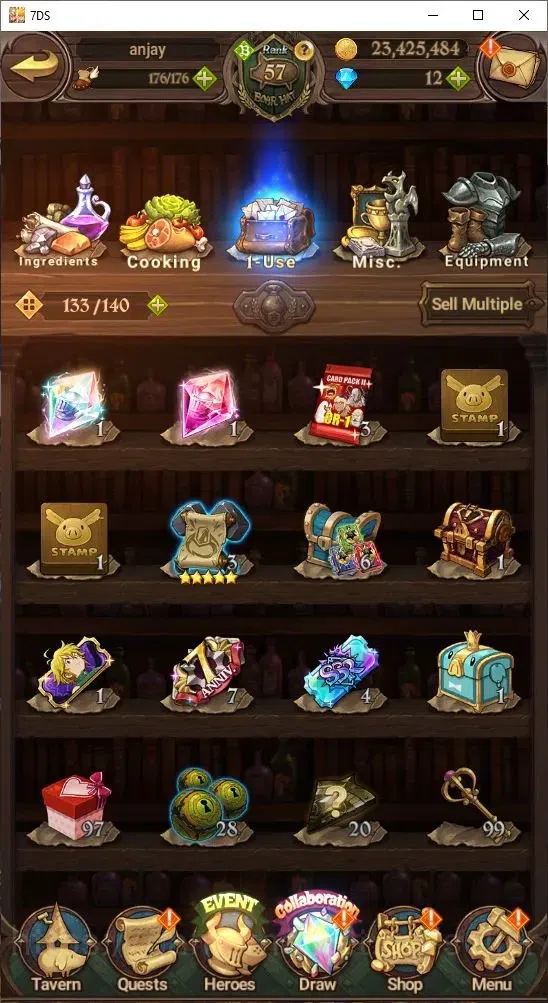 The Seven Deadly Sins: Grand Cross Accounts Endgame Global|1,8 M CC | UR: Meliodas Lv100, Elizabeth Lv100, Diane Lv100 3