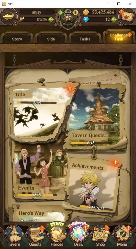 The Seven Deadly Sins: Grand Cross Accounts Endgame Global|1,8 M CC | UR: Meliodas Lv100, Elizabeth Lv100, Diane Lv100 7