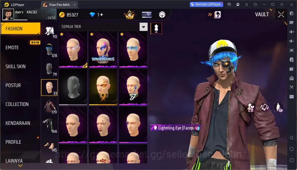 Free Fire Accounts Indonesia | 2 EVO (MP5 Lv5, Woodpecker Lv4)| 2 M188:Terrano Burst, Mamba Gnaw| Electrify Bunny Backpack 10