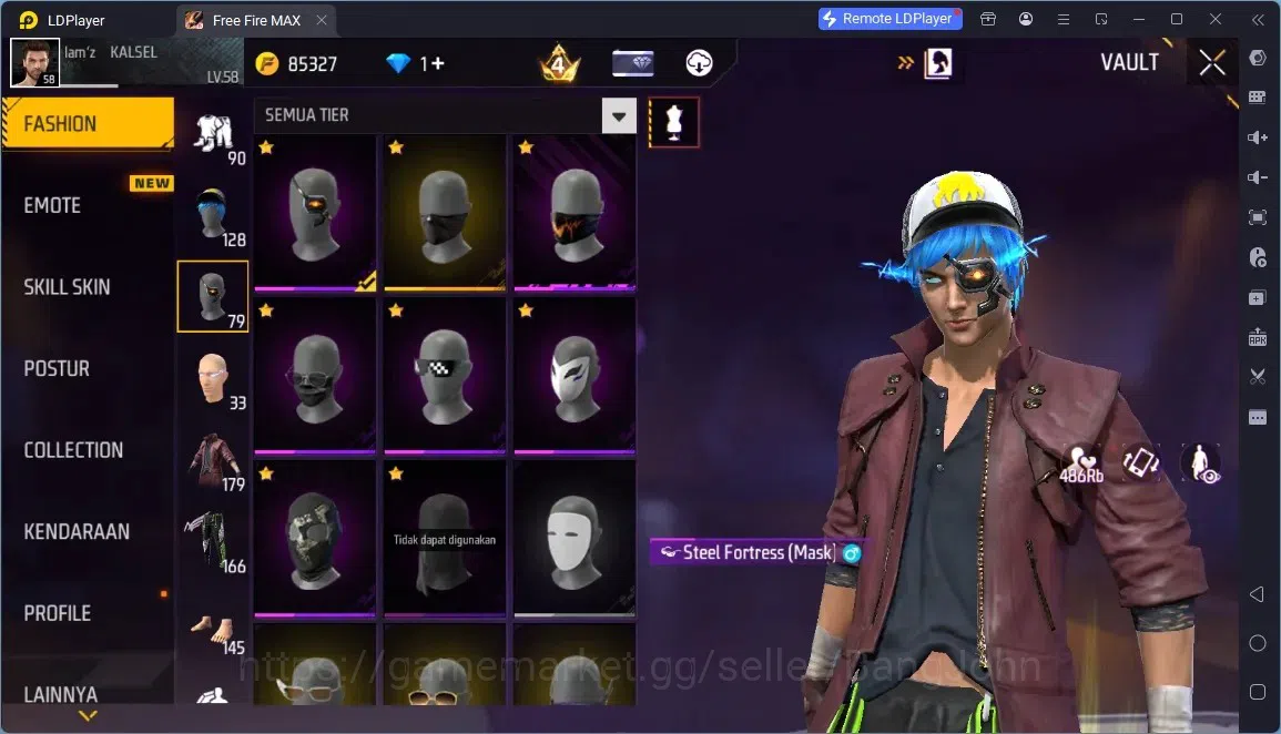 Free Fire Accounts Indonesia | 2 EVO (MP5 Lv5, Woodpecker Lv4)| 2 M188:Terrano Burst, Mamba Gnaw| Electrify Bunny Backpack 9