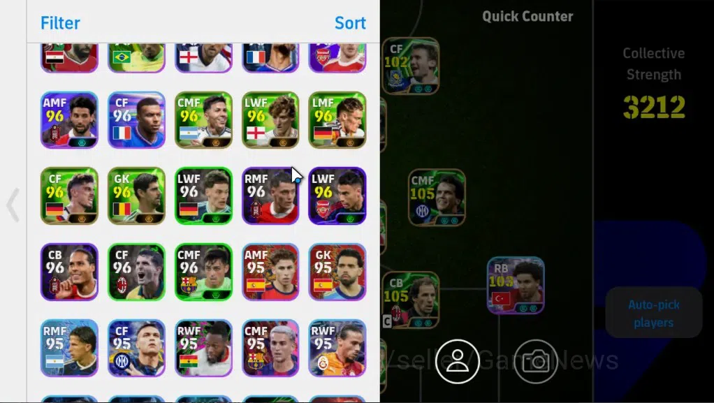 eFootball Accounts Legends & Iconic Players Android|17Epic,Rui Costa,Lothar Matthaus,Franco Baresl,Thomas Vermaelen,Xabi 3