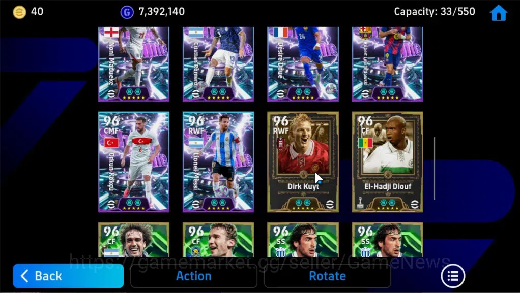 eFootball Accounts Legends & Iconic Players Android|17Epic,Rui Costa,Lothar Matthaus,Franco Baresl,Thomas Vermaelen,Xabi 7