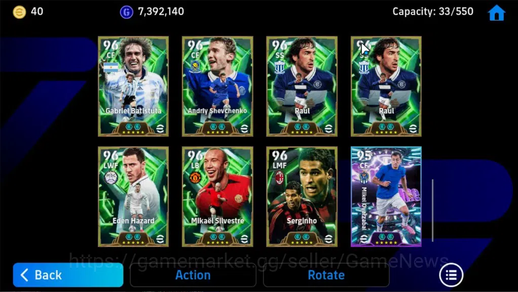 eFootball Accounts Legends & Iconic Players Android|17Epic,Rui Costa,Lothar Matthaus,Franco Baresl,Thomas Vermaelen,Xabi 8