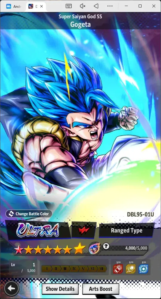 Dragon Ball Legends Accounts High-End Android |Lvl 146|4.49M Total Power|569 CC|1 LR|4 UL|LR Broly Fury|UL Omega 11