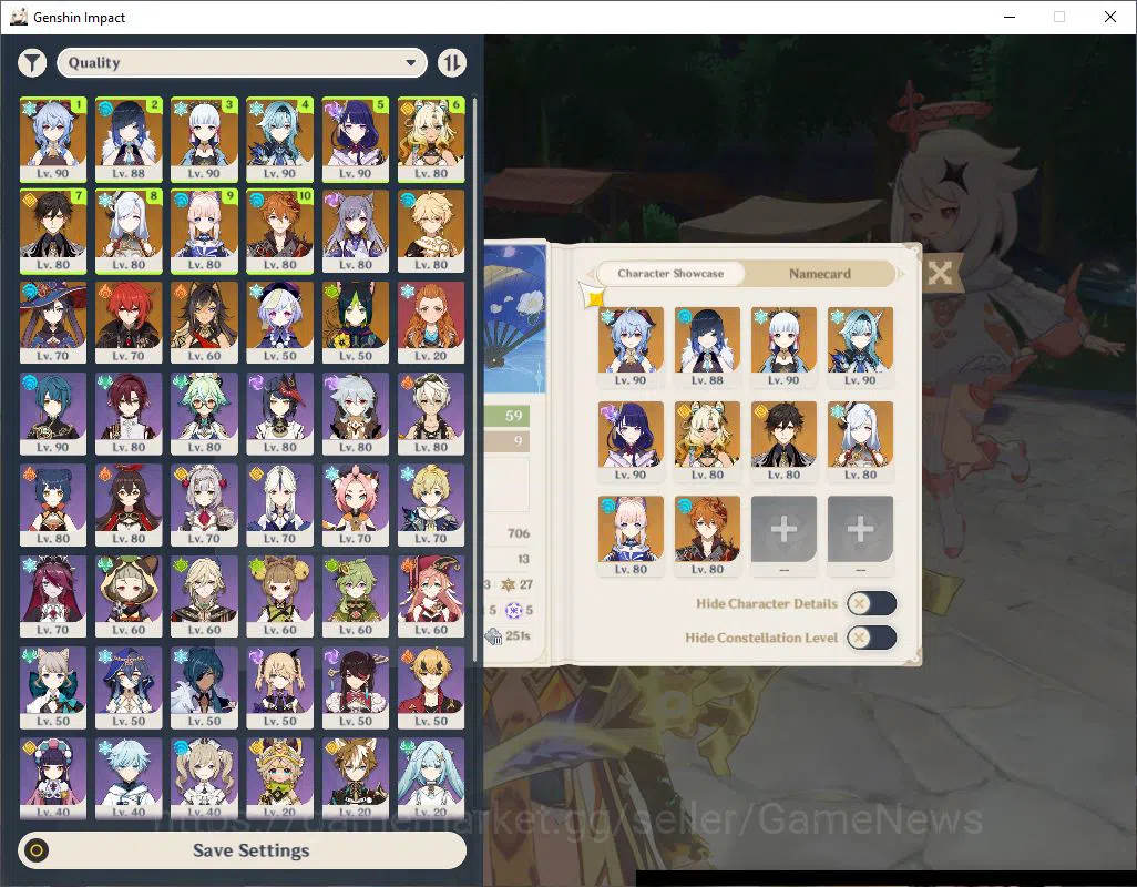 Genshin Impact Accounts Asia|AR 59|10 Limited +5(*5Weapon)| Raiden,Xilonen image 2