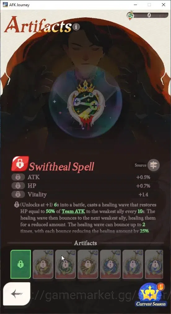 AFK Journey Accounts GLOBAL S466|Ready Gacha|6 Hero Selector|29 S Char[ image 4