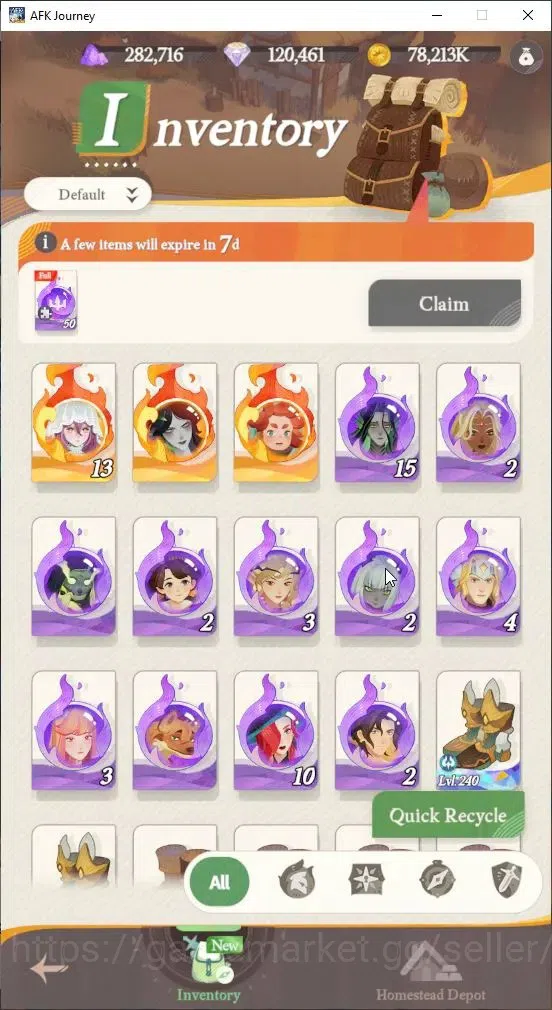 AFK Journey Accounts GLOBAL S466|Ready Gacha|6 Hero Selector|29 S Char[ image 9