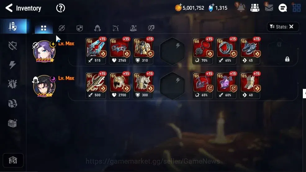 Epic Seven Accounts GLOBAL UnVerif|New Era|2 ML(Rhiana&Luciel,SE Celin image 12