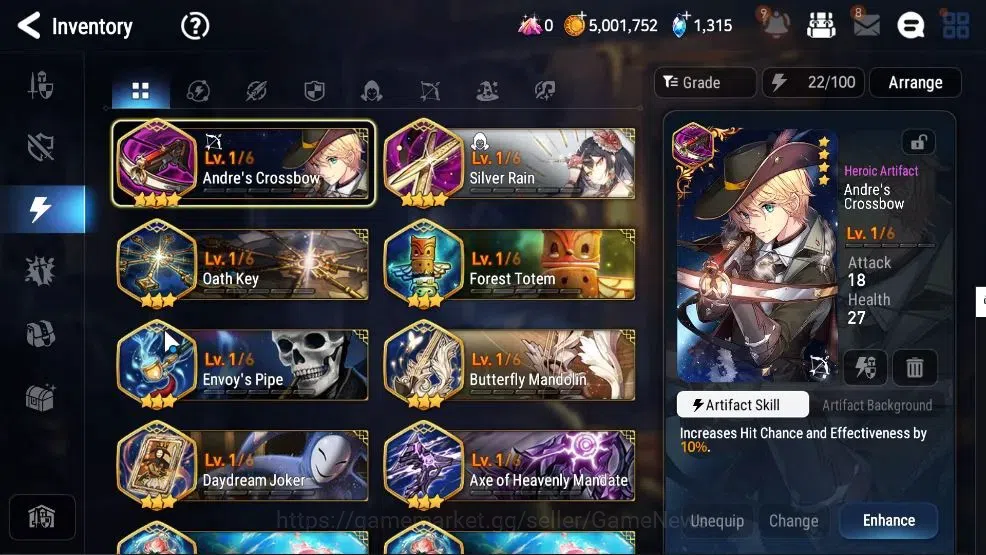 Epic Seven Accounts GLOBAL UnVerif|New Era|2 ML(Rhiana&Luciel,SE Celin image 15
