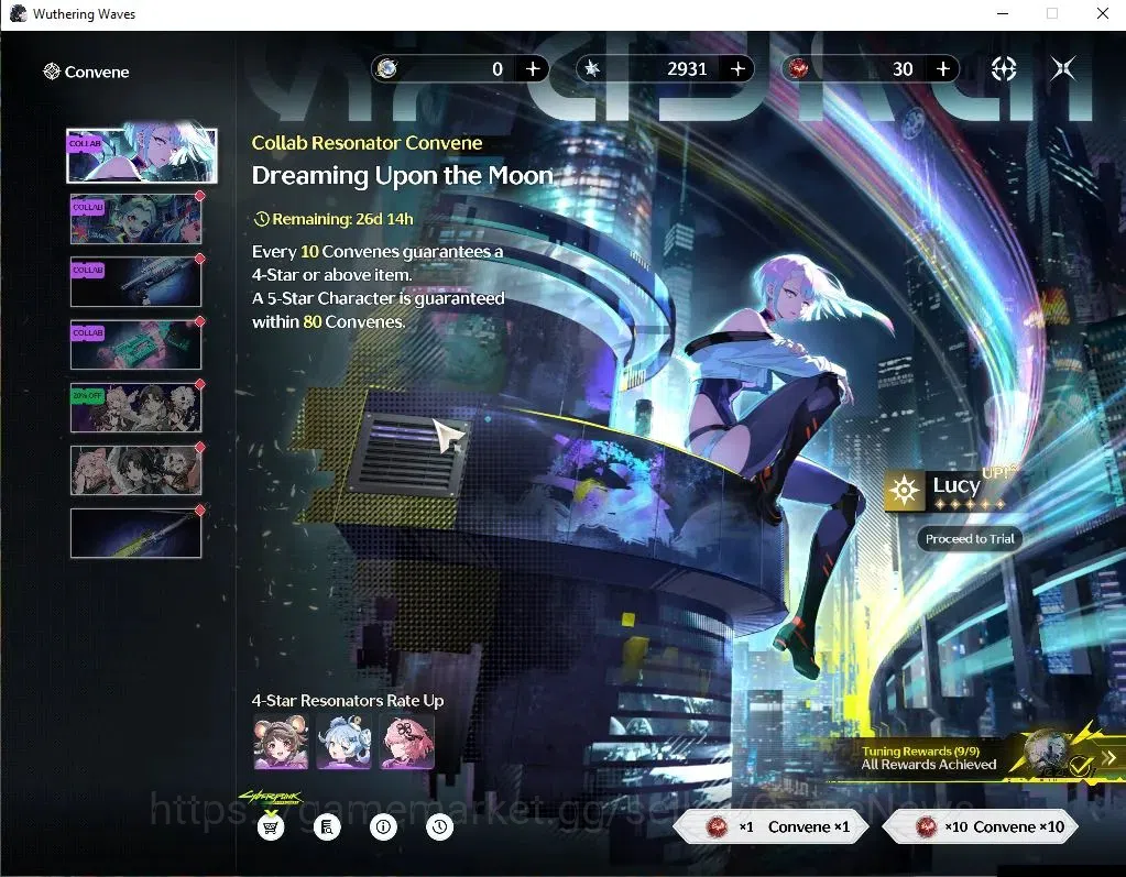 Wuthering Waves Accounts NA|UL 49|2 Limited|(Lucy RC6,Rebecca)+Sign|155 Lus image 17