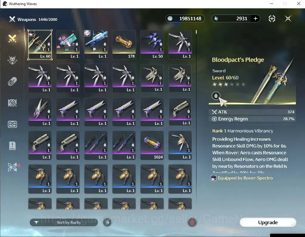 Wuthering Waves Accounts NA|UL 49|2 Limited|(Lucy RC6,Rebecca)+Sign|155 Lus image 6