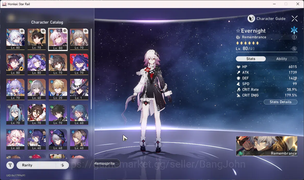 Honkai Star Rail Accounts ASIA | TL 64 | 8 Limit | Ashveil | Hysilens | Blac image 2
