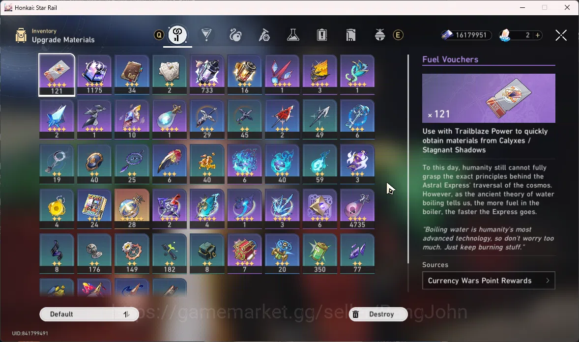 Honkai Star Rail Accounts ASIA | TL 64 | 8 Limit | Ashveil | Hysilens | Blac image 4
