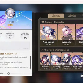 Honkai Star Rail End Game ASIA | TL 64 | 8 Limit | Ashveil | Hysilens | Blac image 1