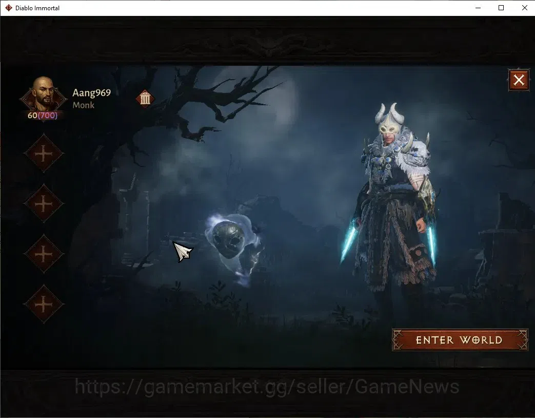 Diablo Immortal Accounts SEA-Izual|CS ON|Lv60(700)|Monk|CR 41k|Reso 510|Par image 1
