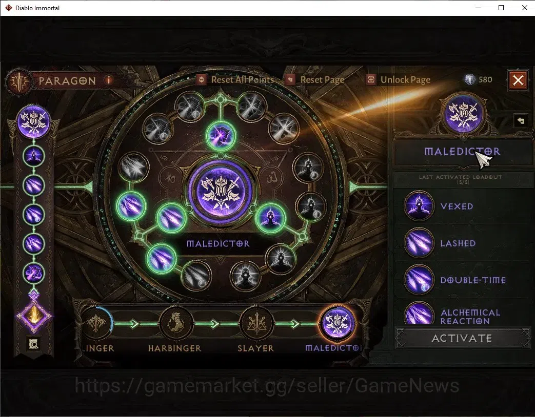 Diablo Immortal Accounts SEA-Izual|CS ON|Lv60(700)|Monk|CR 41k|Reso 510|Par image 13