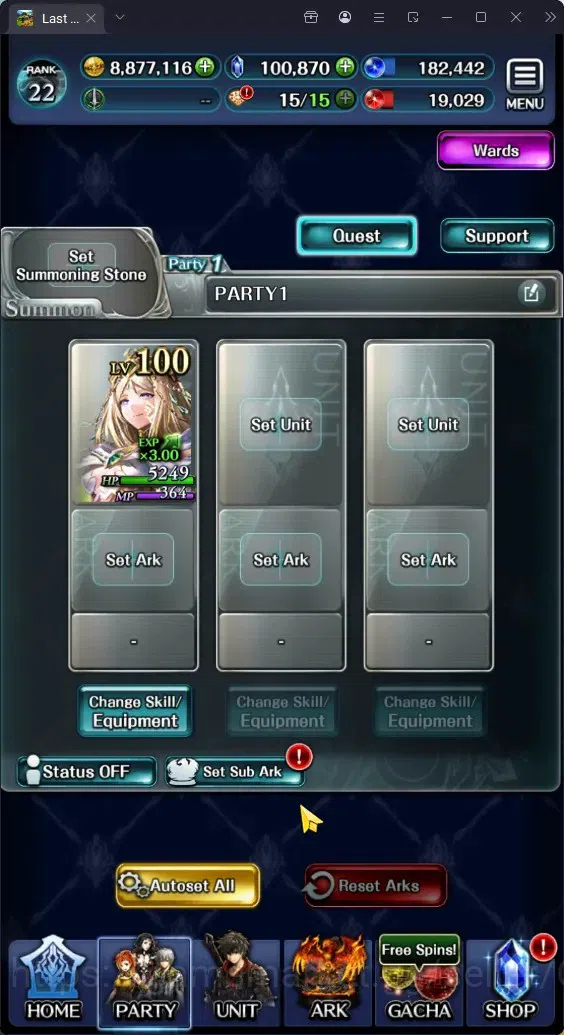 Last Cloudia Accounts GLOBAL|Rank 22|100K Crystal| Top Tier Unit (Telest image 12