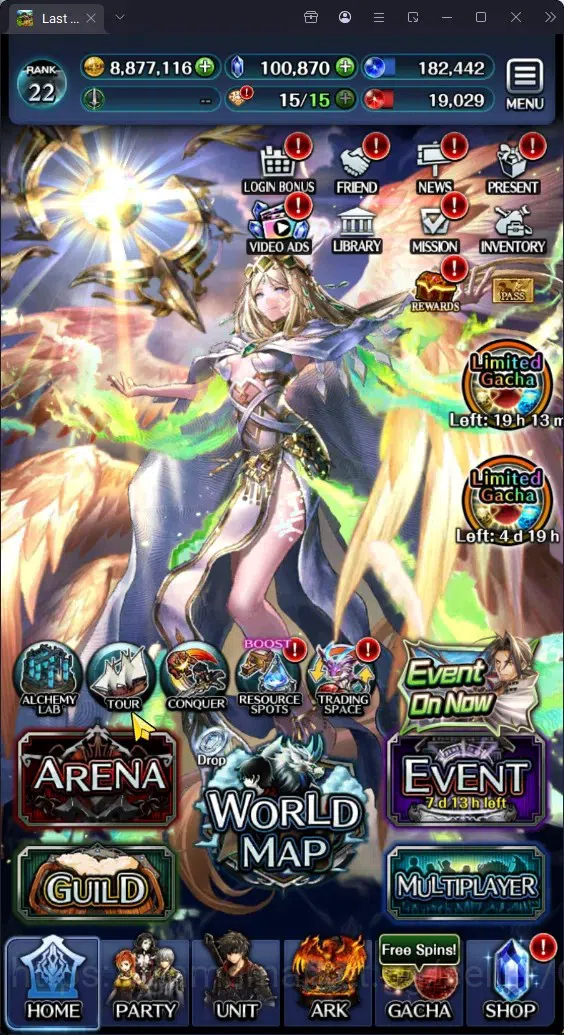Last Cloudia Accounts GLOBAL|Rank 22|100K Crystal| Top Tier Unit (Telest image 4