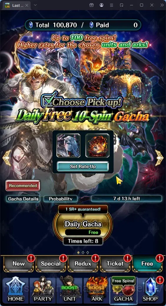 Last Cloudia Accounts GLOBAL|Rank 22|100K Crystal| Top Tier Unit (Telest image 5
