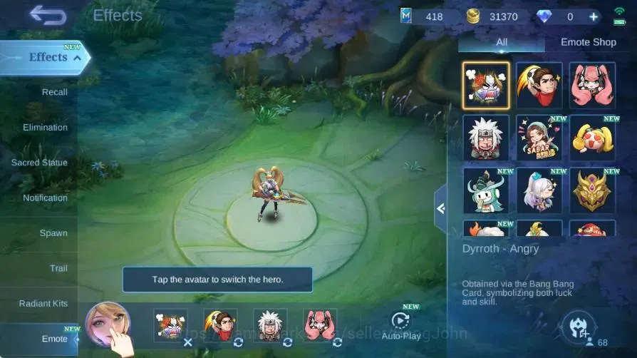 Mobile Legends: Bang Bang Accounts Global|Skin 94|Expert|Collector Natalia|Lightbron  image 2