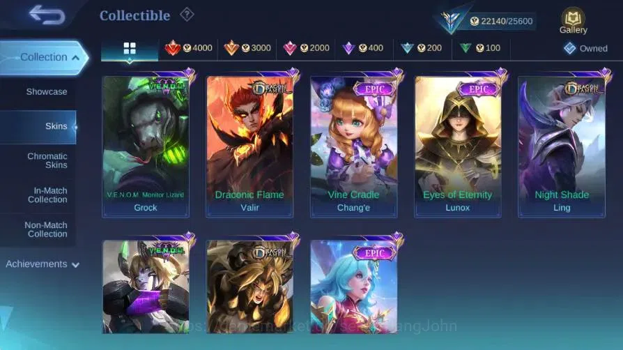 Mobile Legends: Bang Bang Accounts Global|Skin 94|Expert|Collector Natalia|Lightbron  image 6
