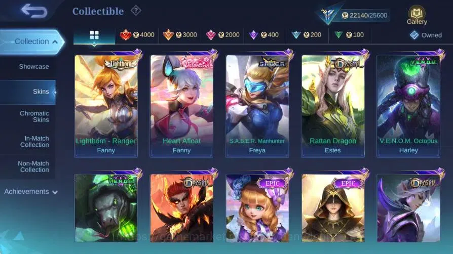 Mobile Legends: Bang Bang Accounts Global|Skin 94|Expert|Collector Natalia|Lightbron  image 7